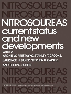 cover image of Nitrosoureas